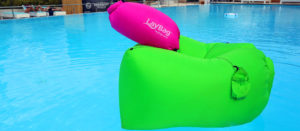 Inflatable Sofa on pool