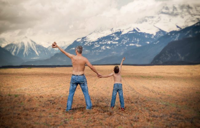 father and son