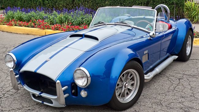 a vintage car
