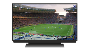 watching football